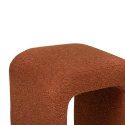 Stołek łuk bouclé SEVI, wys. 43 cm