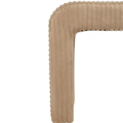 Stołek łuk sztruksowy SEVI, wys. 43 cm