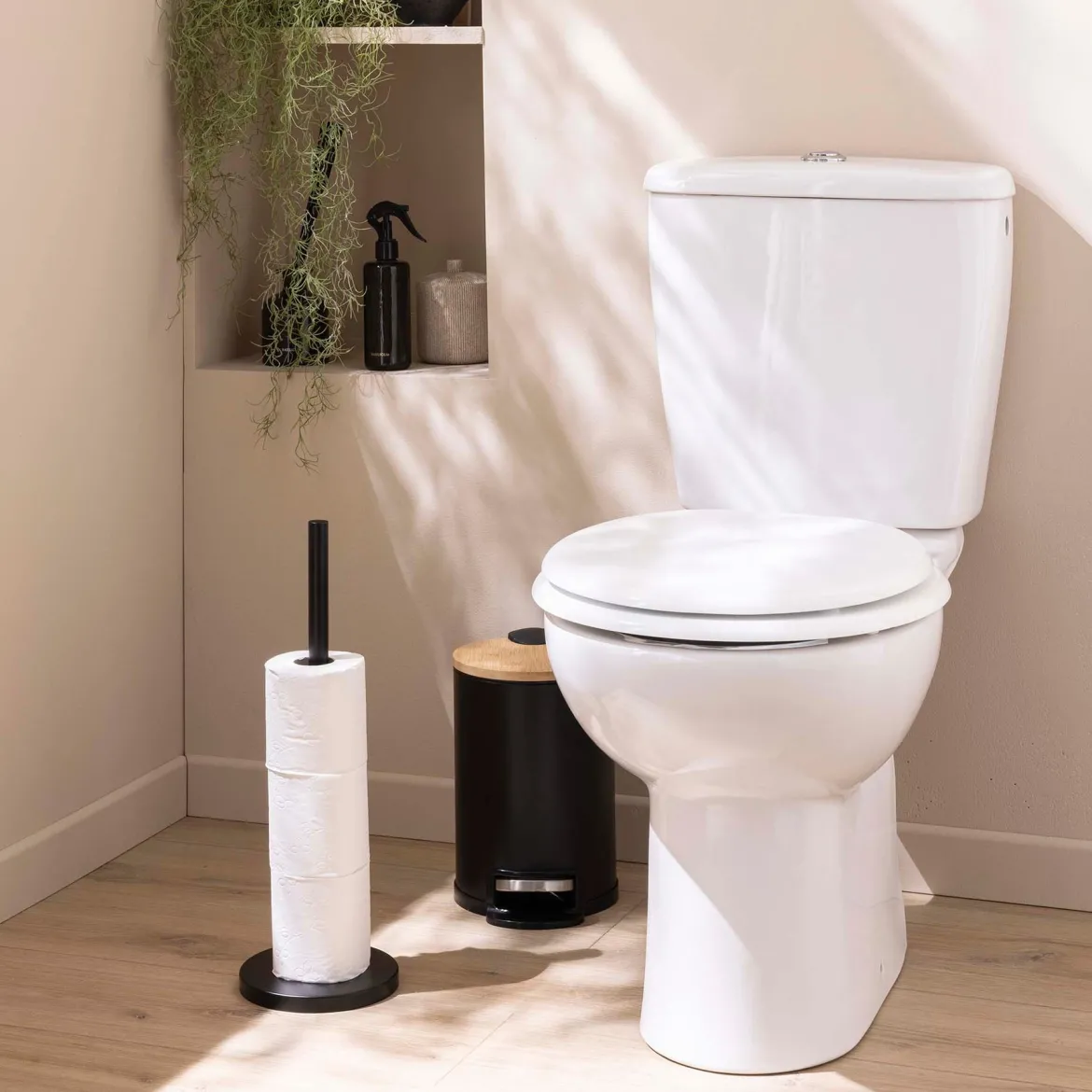 Stojak łazienkowy na zapas papieru, 43 cm, RILANO