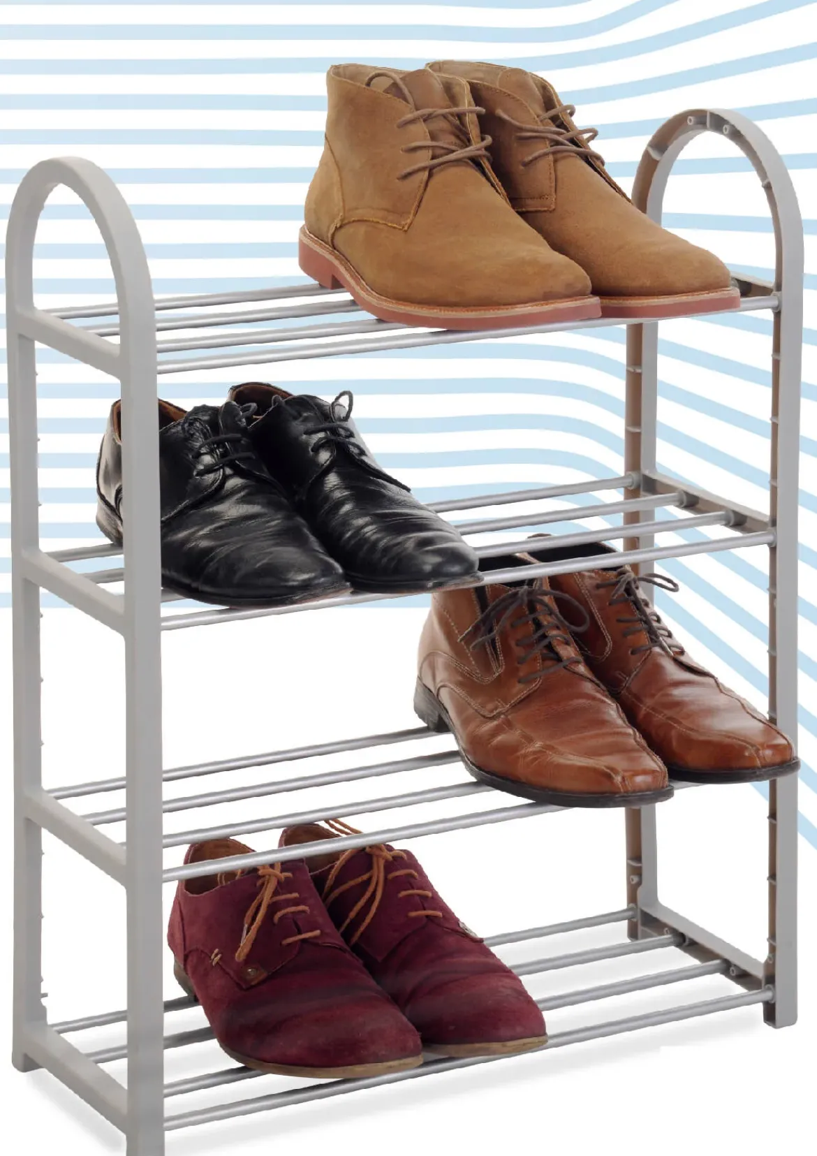 Stojak na buty, obuwie, regał 4 poziomy
