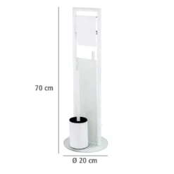 Stojak na papier i szczotkę do WC RAVINA, 70 cm