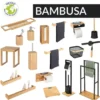 Stojak na papier toaletowy BAMBUSA, bambusowy, WENKO