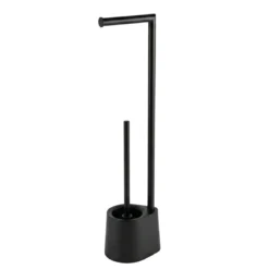 Stojak na papier toaletowy i szczotkę do WC STILK, 63 cm