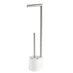 Stojak na papier toaletowy i szczotkę do WC STILK, 63 cm