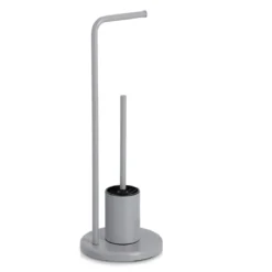 Stojak na papier toaletowy i szczotka do wc VETRO, wys. 63 cm