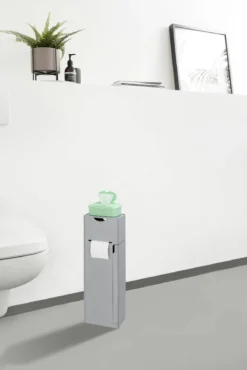 Stojak na papier toaletowy i szczotkę IMON, 6w1, WENKO