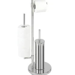 Stojak na papier toaletowy i szczotkę do WC, UNIVERSALO NEO - 3 w 1, WENKO