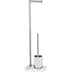 Stojak na papier toaletowy i szczotkę do WC, NOBLE - 2 w 1, WENKO