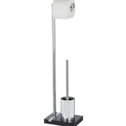 Stojak na papier toaletowy i szczotkę do WC, NOBLE - 2 w 1, WENKO