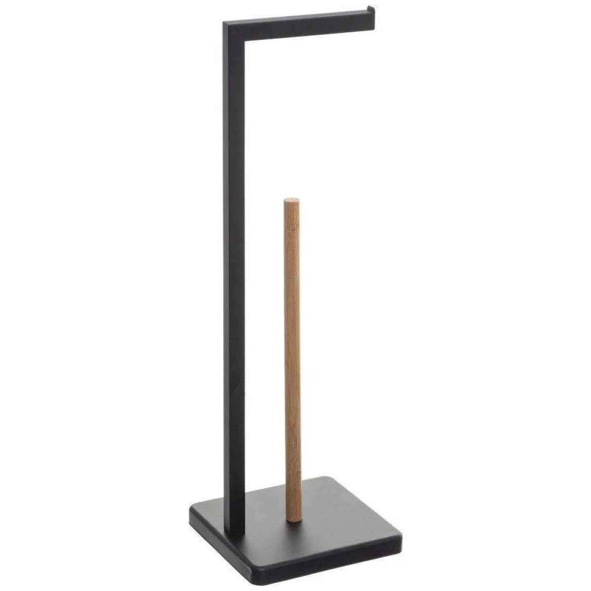 Stojak na papier toaletowy z zapasem NATURELO, metalowy