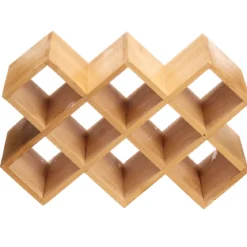 Stojak na przyprawy BAMBOO na 10 słoiczków, 7,5 x 24,5 x 17 cm
