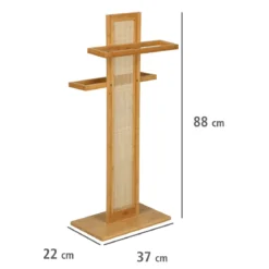 Stojak na ręczniki ALLEGRE BAMBOO, 88 cm, WENKO