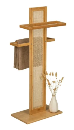 Stojak na ręczniki ALLEGRE BAMBOO, 88 cm, WENKO