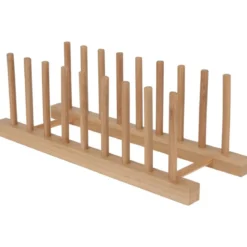 Stojak na talerze, organizer, 100% bambus