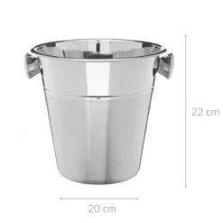 Stojak na wino COOLER, do chłodzenia alkoholi, 22 cm