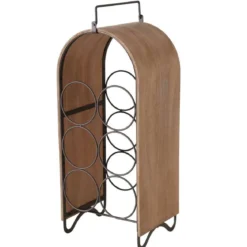 Stojak na wino loft CHIANTI, na 6 butelek, 50 cm
