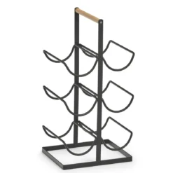 Stojak na wino metalowy, 6-ramienny, 46 cm, ZELLER