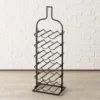 Stojak na wino metalowy w kształcie butelki BOTELLA, wys. 91 cm