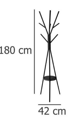 Stojak TREE wieszak na kurtki i płaszcze, wys. 180 cm