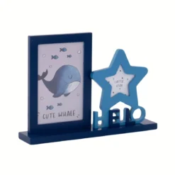 Stojąca ramka z dekoracją, 25,5 x 5 x 18,5 cm