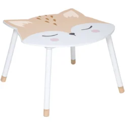 Stolik dla dziecka LISEK z sosnowymi nóżkami, 43 cm