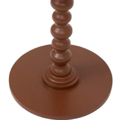 Stolik kawowy ALIX na ozdobnej nodze, Ø 38 cm