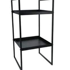 Stolik kawowy loftowy FILI, metalowy, 27 x 27 x 54 cm