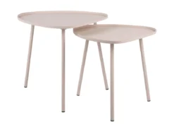 Stolik kawowy metalowy BOAZ, wys. 43 cm