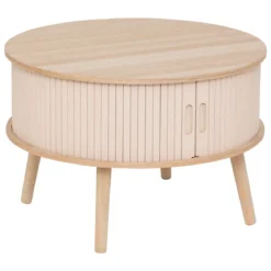 Stolik kawowy NYOS z miejscem do przechowywania pod blatem 60 x 40,7 cm