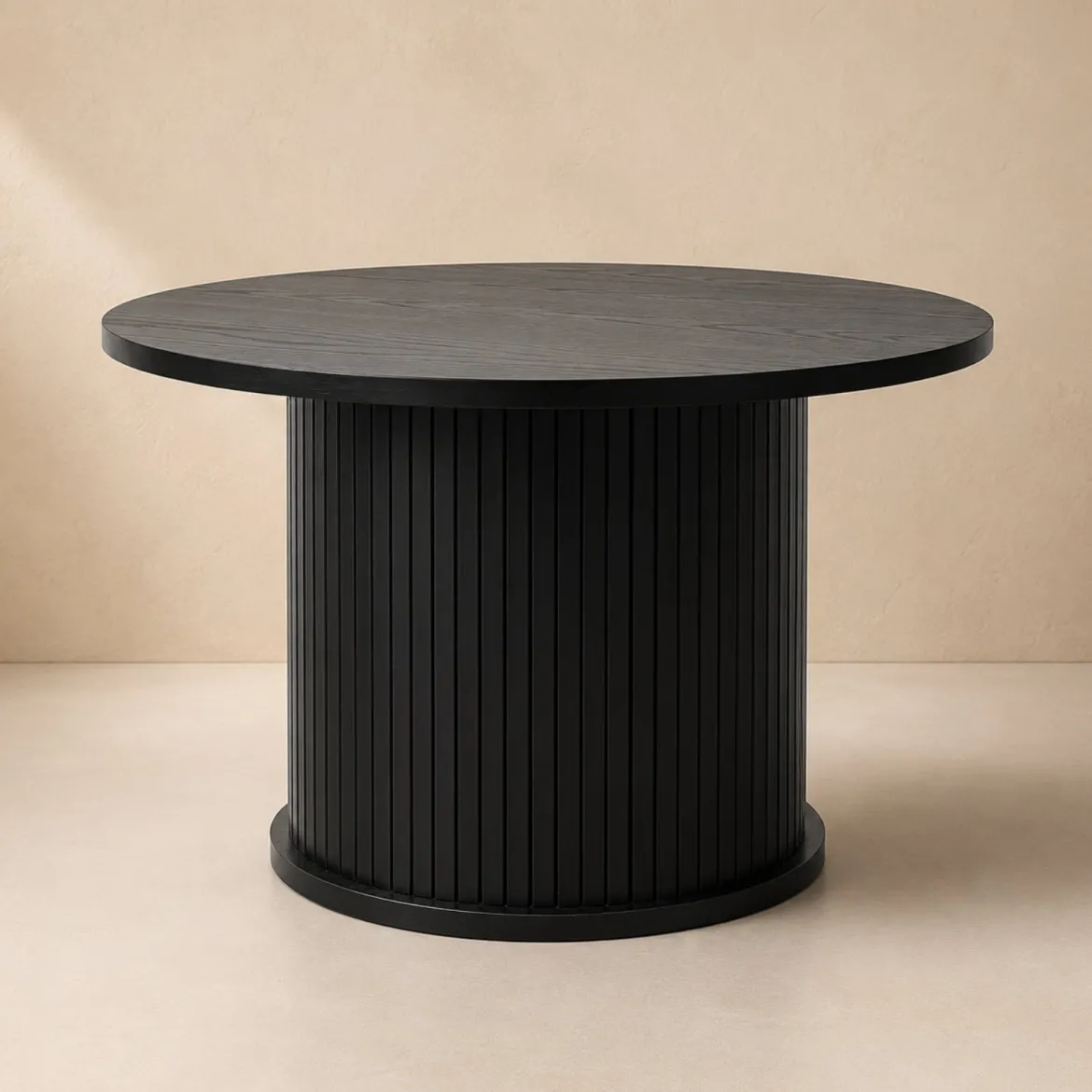 Stolik kawowy ryflowany SCAVA, Ø 70 x 40 cm