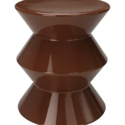 Stolik kolumna GISA, metalowy, Ø 31 cm