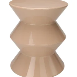 Stolik kolumna GISA, metalowy, Ø 31 cm