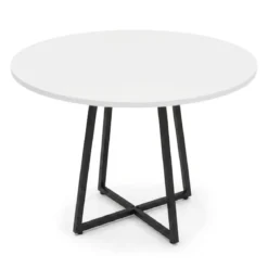Stolik okrągły na krzyżakowej podstawie, Ø 80 cm x 72 cm