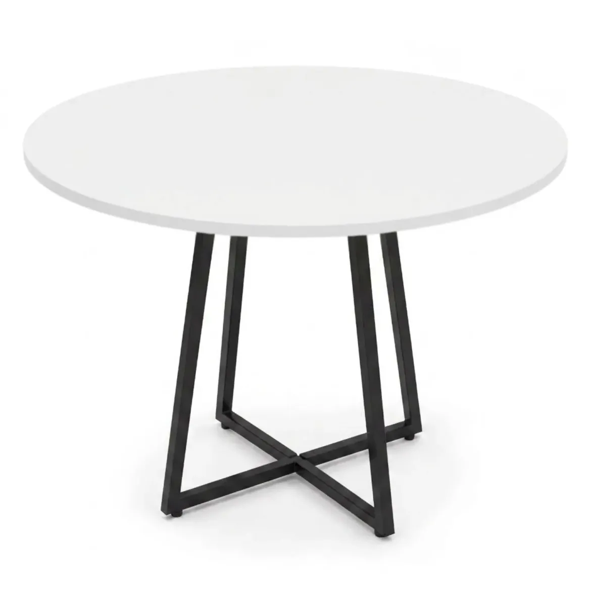 Stolik okrągły na krzyżakowej podstawie, Ø 80 cm x 72 cm