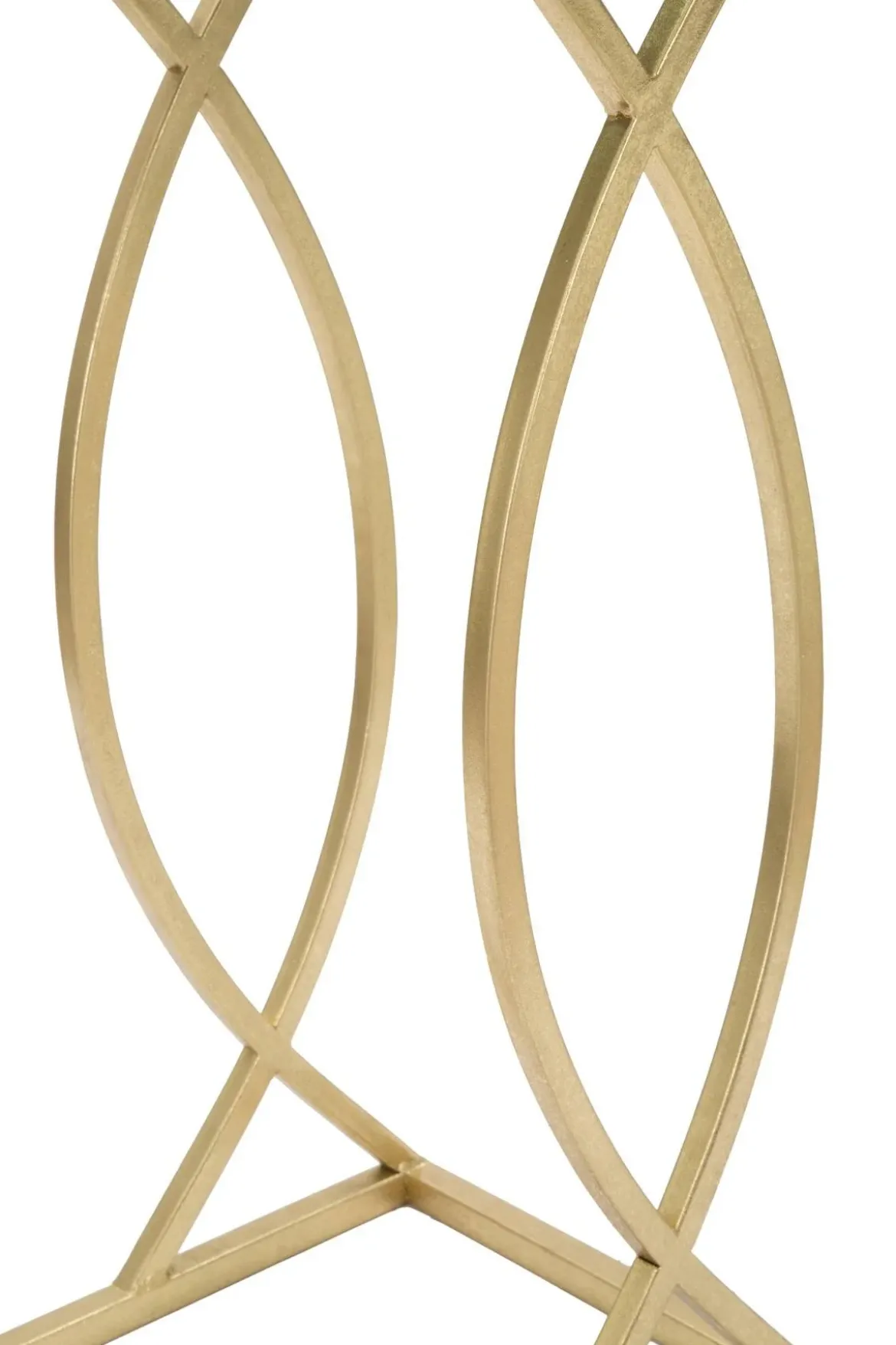 Stolik pomocniczy w stylu glamour, wys. 60 cm