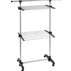 Suszarka na pranie ze stali nierdzewnej, 77-120 cm