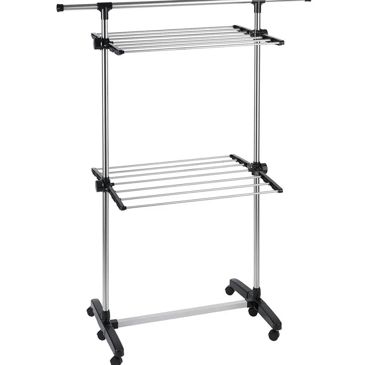 Suszarka na pranie ze stali nierdzewnej, 77-120 cm