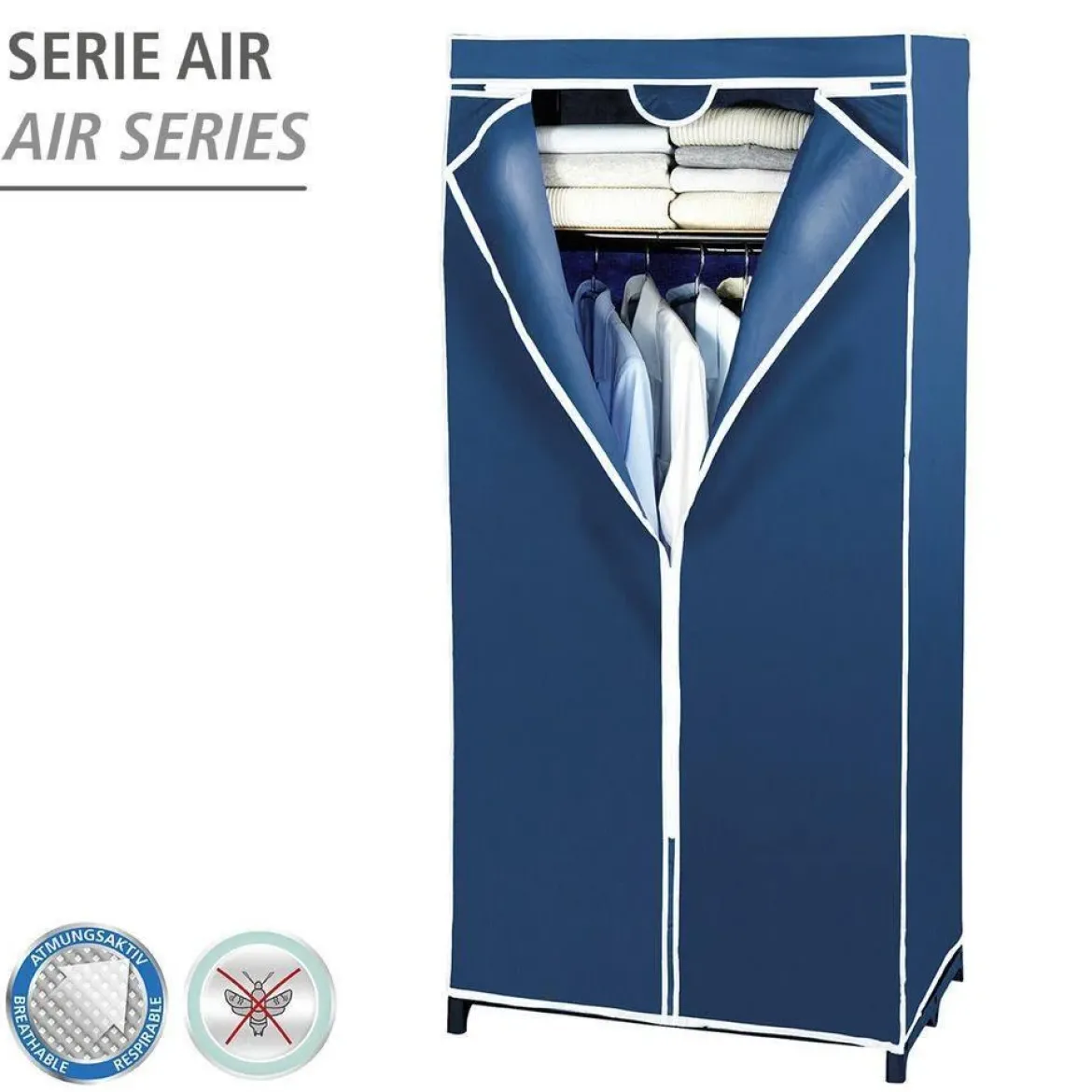 Szafa tekstylna AIR, 160 x 50 x 75 cm, WENKO