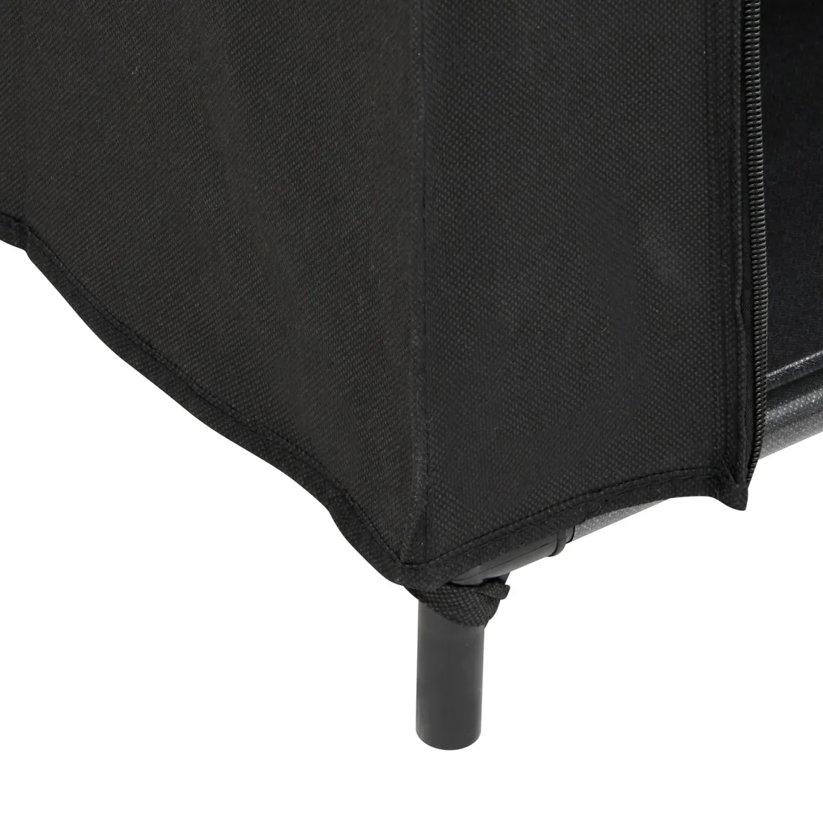 Szafa tekstylna DRESSY podwójna z 2 półkami, 155 x 45 x 165 cm