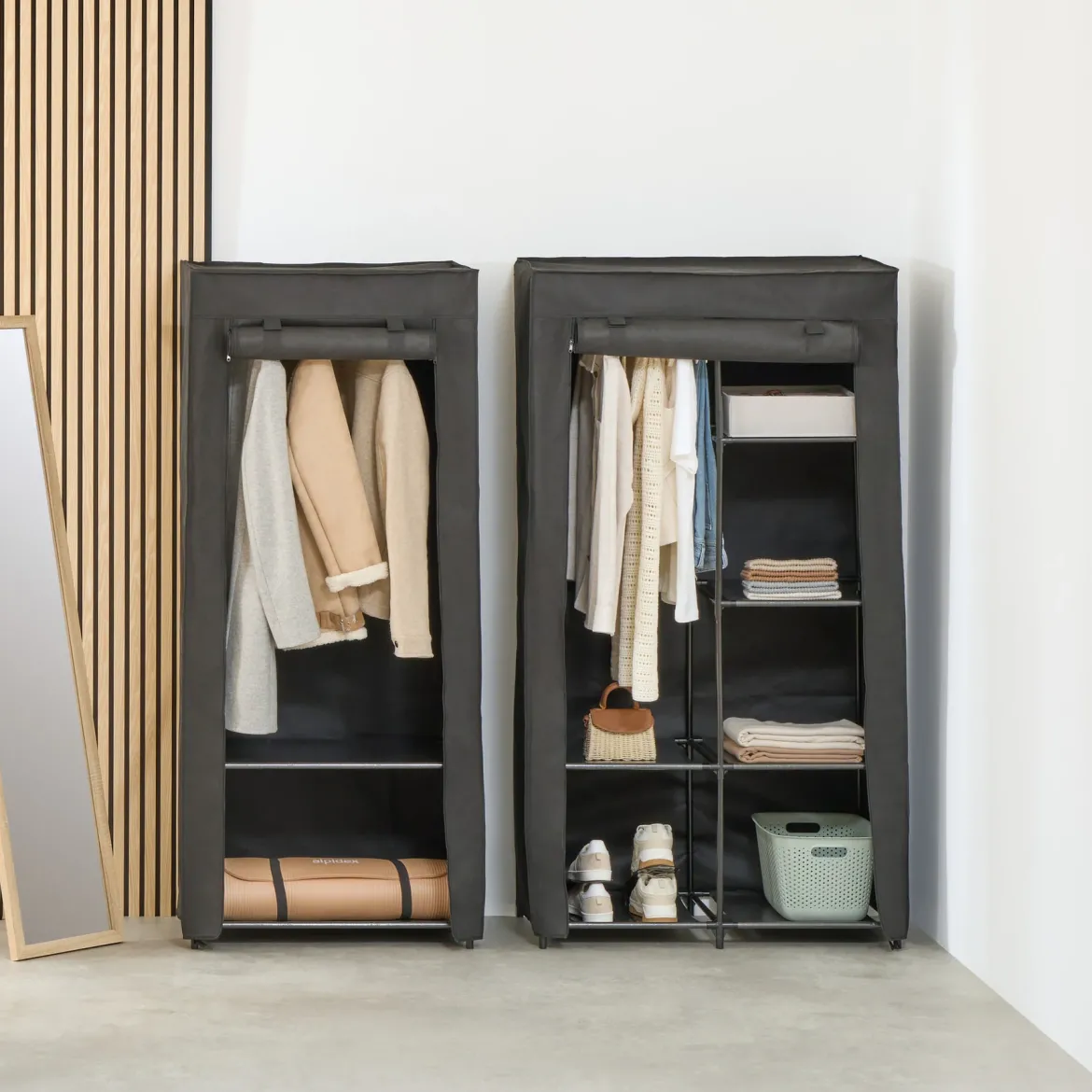 Szafa tekstylna DRESSY, 70 x 45 x 165 cm
