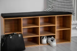 Szafka na buty z materiałowym siedziskiem LOFT, WENKO