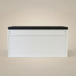 Szafka na buty z siedziskiem i wysuwanymi półkami GRADIA, 100 x 34 x 50 cm