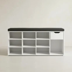 Szafka na buty z siedziskiem KADO, 104 x 50 x 30 cm