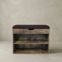 Szafka na buty z siedziskiem LEVA, 60 x 30 x 47 cm