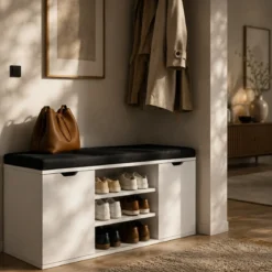 Szafka na buty z siedziskiem PORTA, 103 x 30 x 46 cm