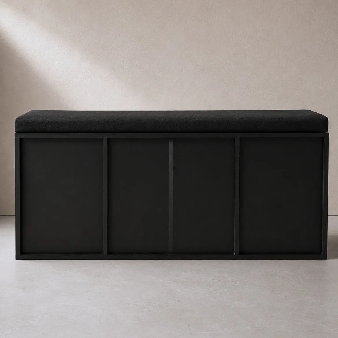 Szafka na buty z siedziskiem PORTA, 103 x 30 x 46 cm