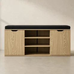 Szafka na buty z siedziskiem PORTA, 103 x 30 x 46 cm