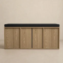 Szafka na buty z siedziskiem PORTA, 103 x 30 x 46 cm