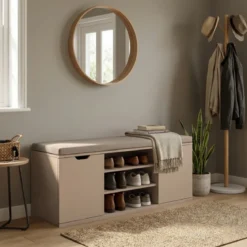 Szafka na buty z siedziskiem PORTA, 103 x 30 x 46 cm