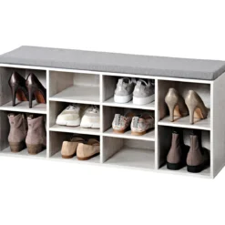 Szafka na buty z siedziskiem, 103,5 x 29,5 x 48 cm